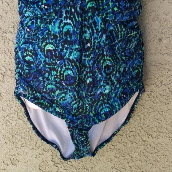 Speedo | Swim | Speedo Colorful Tropical Cross Strap Swimsuit | Poshmark